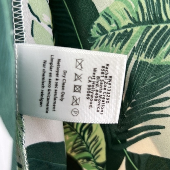 RACHEL ZOE PALM PRINT DUSTER COVER UP SZ OS - Picture 14 of 14